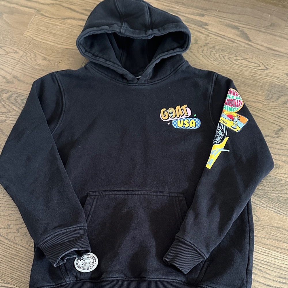 GOAT USA Kids Black Hoodie